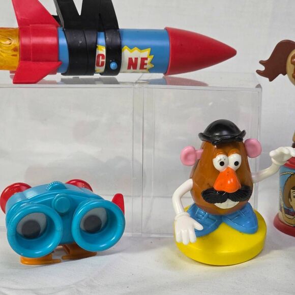 Toy Story Figure Lot Buzz Woody Rex Mr Potato Head Rocket - Picture 4 of 6